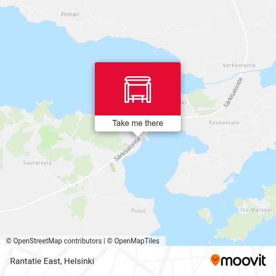 Rantatie East map