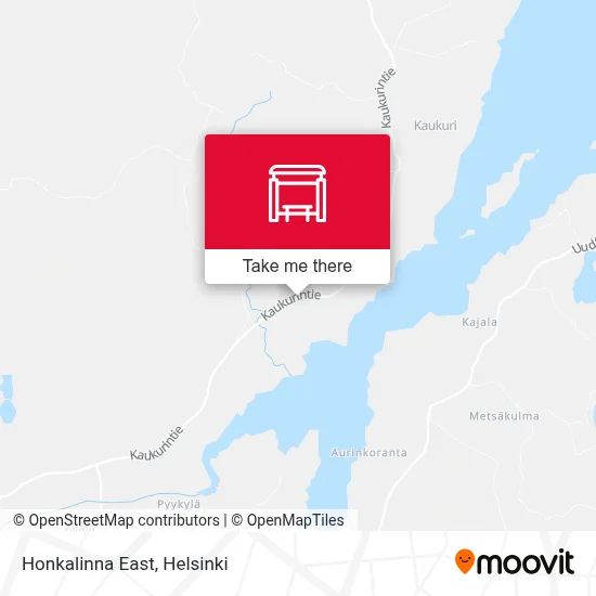 Honkalinna East map