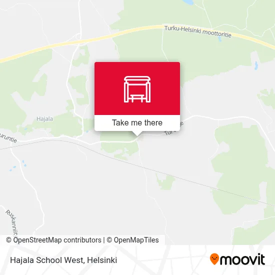 Hajala School West map