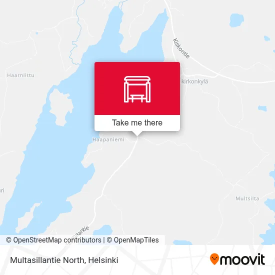 Multasillantie North map