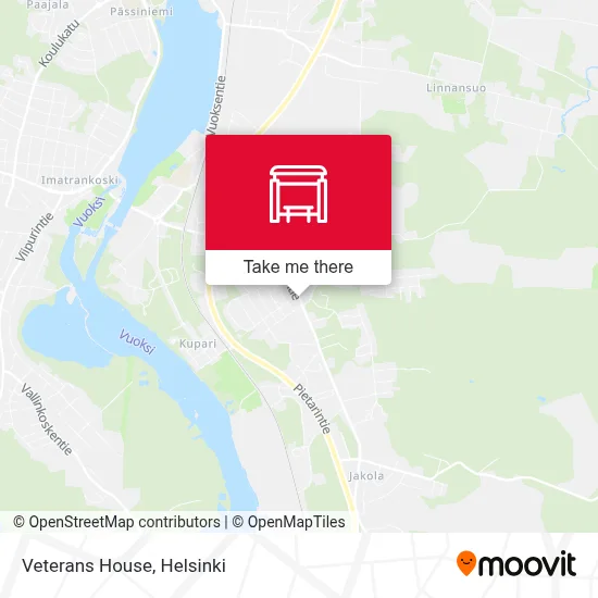 Veterans House map
