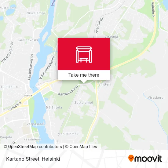 Kartano Street map