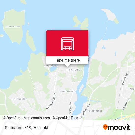Saimaantie 19 map