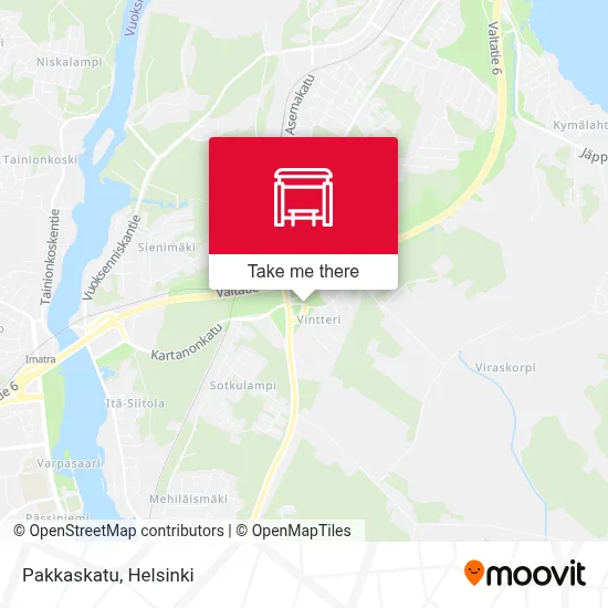 Pakkaskatu map