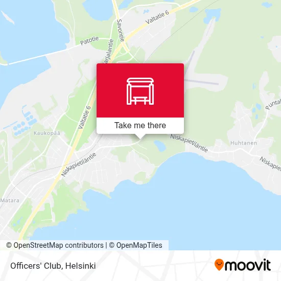 Officers' Club map