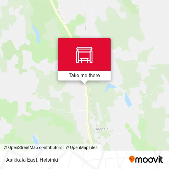 Asikkala East map