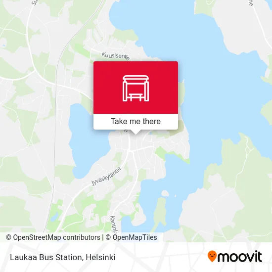 Laukaa Bus Station map