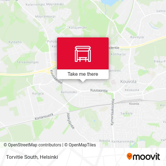 Torvitie South map