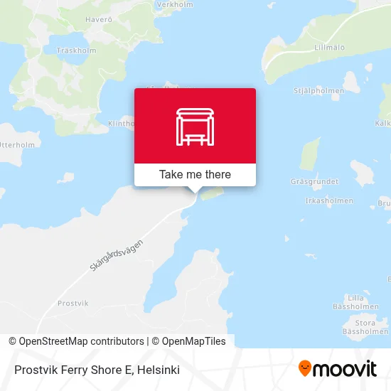Prostvik Ferry Shore E map