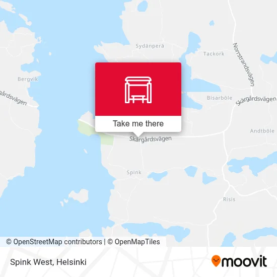 Spink West map