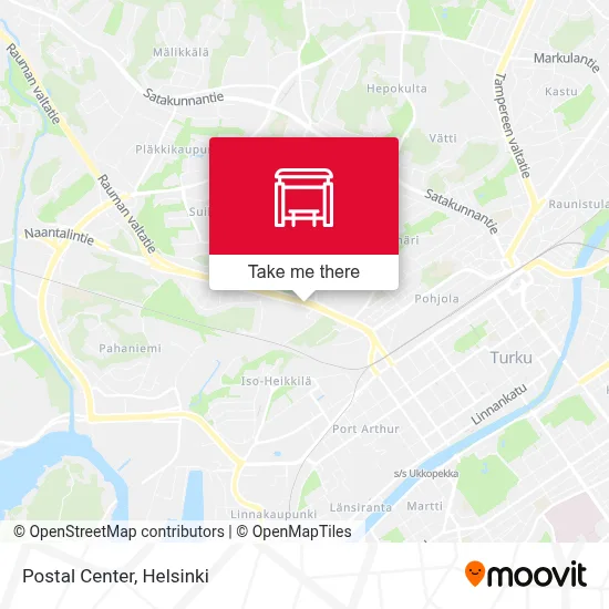 Postal Center map