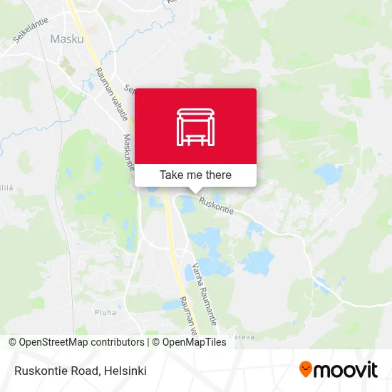 Ruskontie Road map
