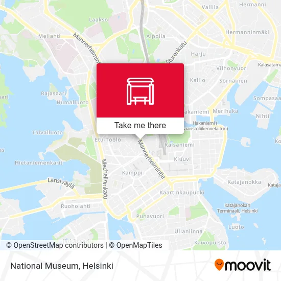 National Museum map