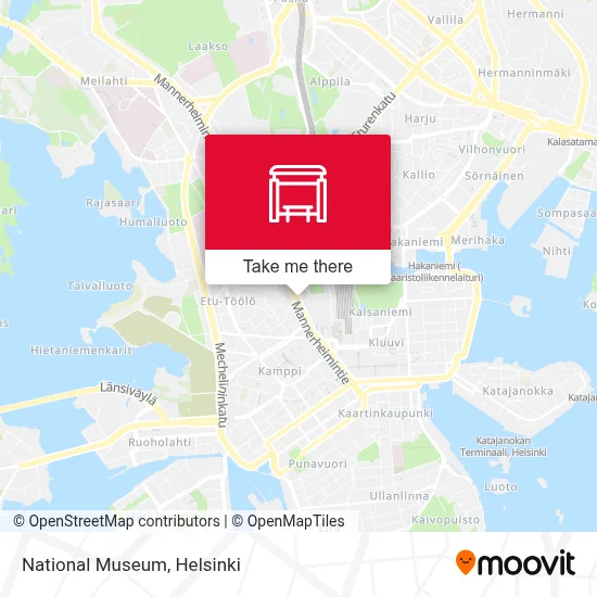 National Museum map