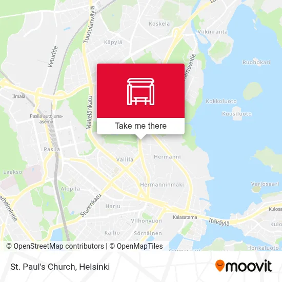 St. Paul's Church map