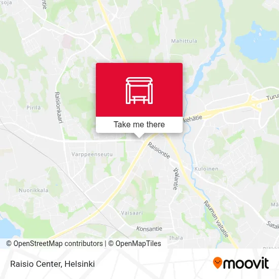 Raisio Center map