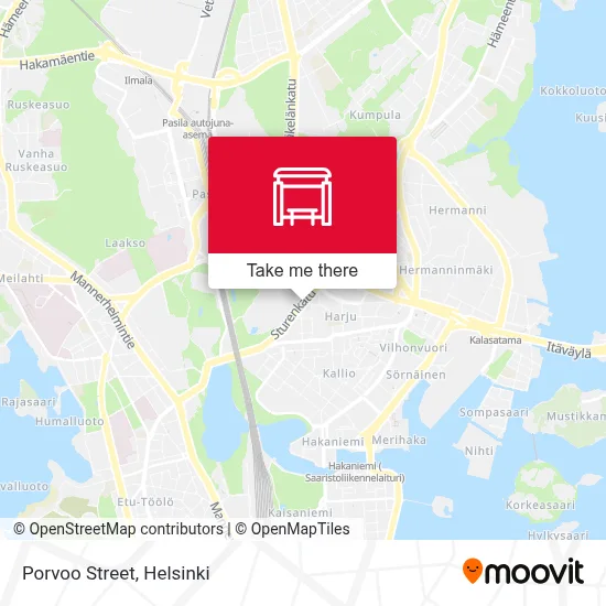 Porvoo Street map