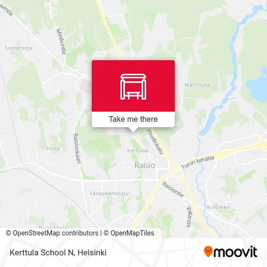 Kerttula School N map