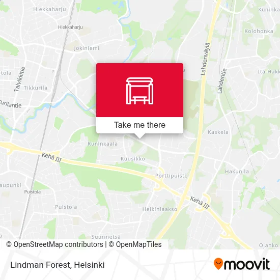 Lindman Forest map