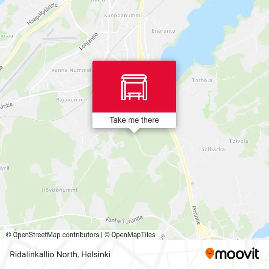 Ridalinkallio North map