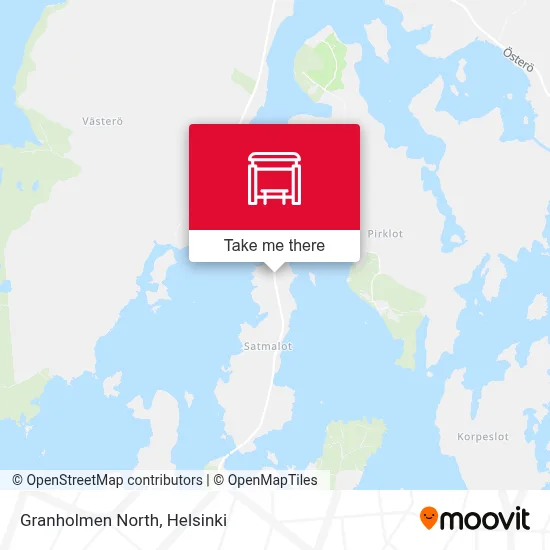 Granholmen North map
