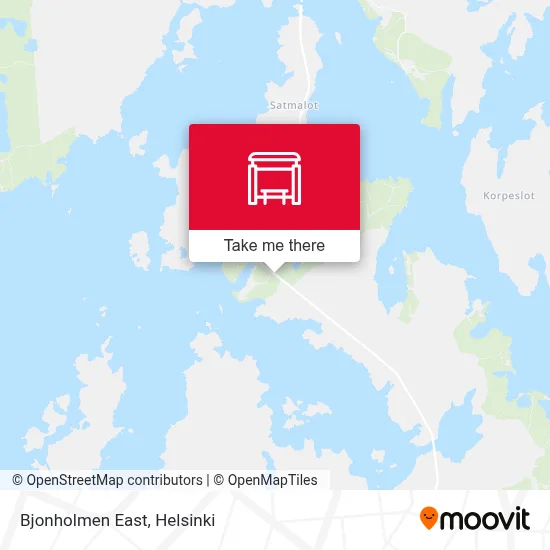 Bjonholmen East map