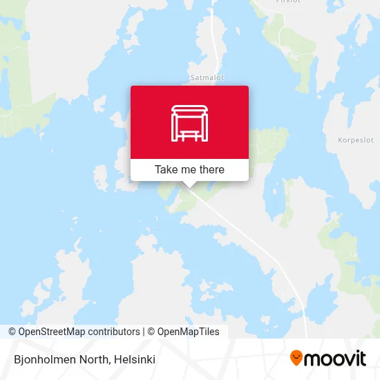 Bjonholmen North map