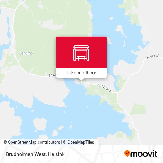 Brudholmen West map