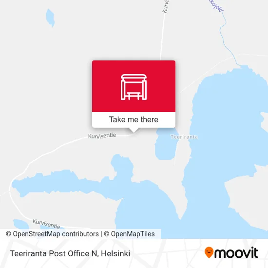 Teeriranta Post Office N map