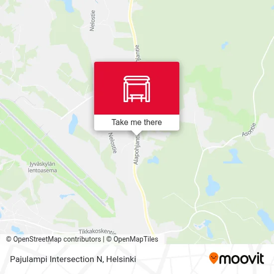 Pajulampi Intersection N map
