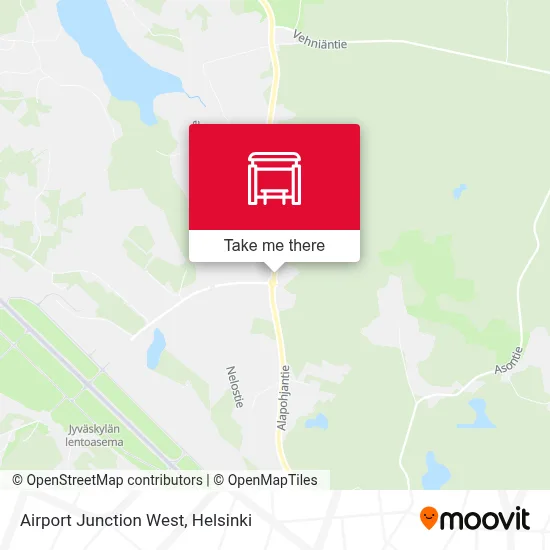 Airport Junction West map