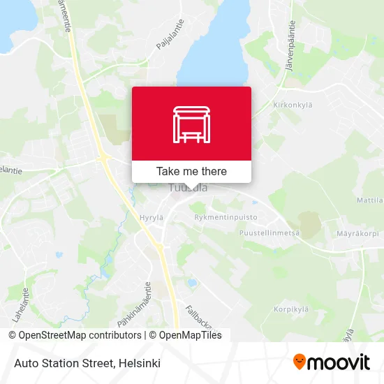 Auto Station Street map