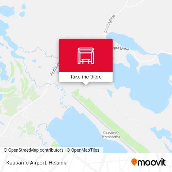 Kuusamo Airport map