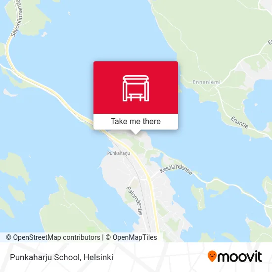 Punkaharju School map