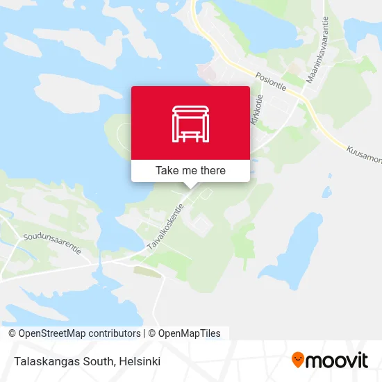 Talaskangas South map