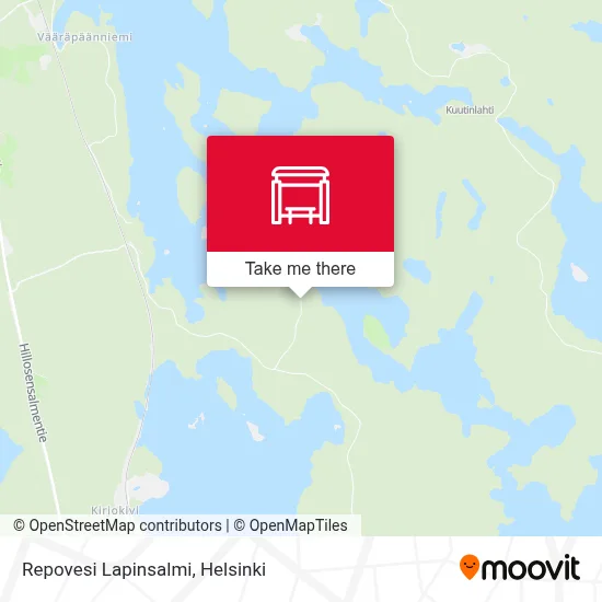 Repovesi Lapinsalmi map