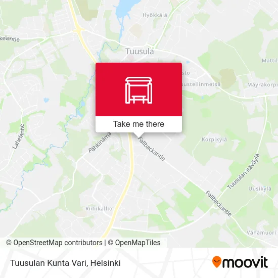 Tuusula Municipal Depot map