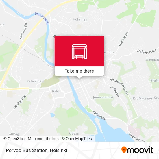 Porvoo Bus Station map