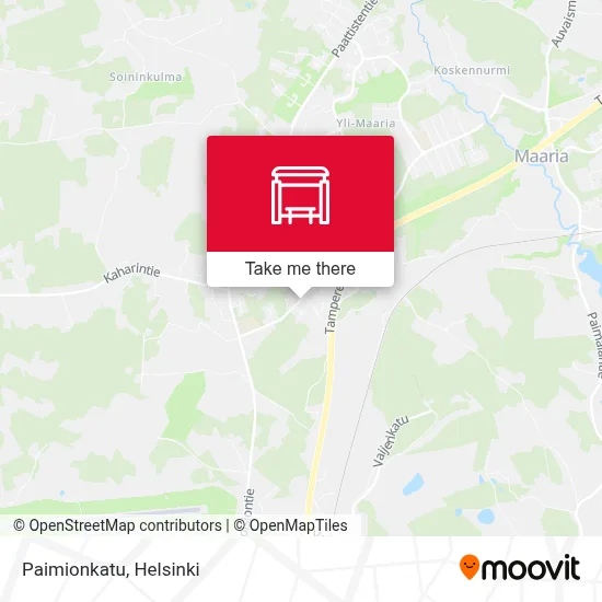 Paimionkatu map