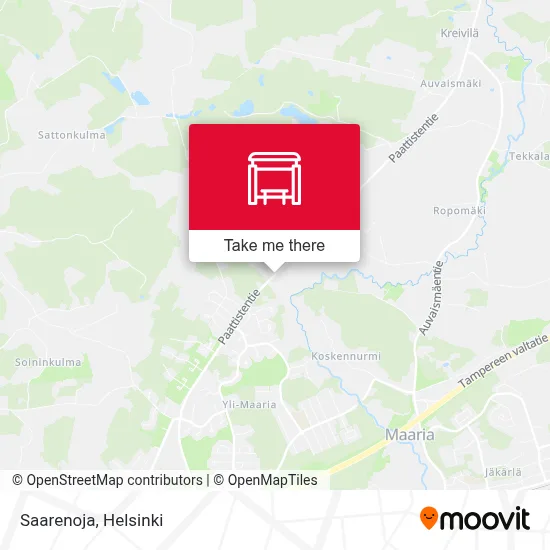 Saarenoja map