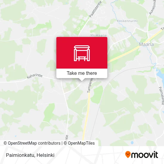 Paimionkatu map