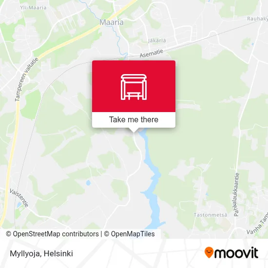 Myllyoja map