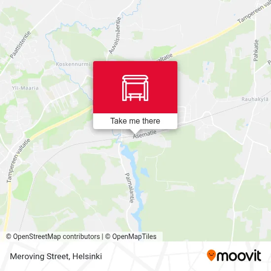 Meroving Street map