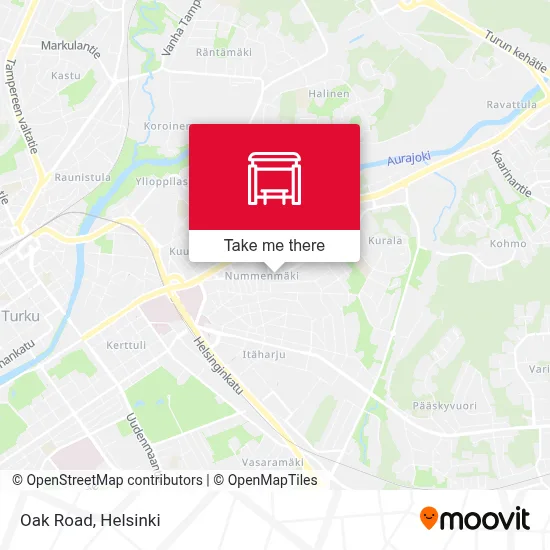 Oak Road map