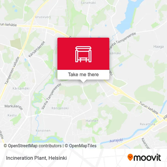 Incineration Plant map