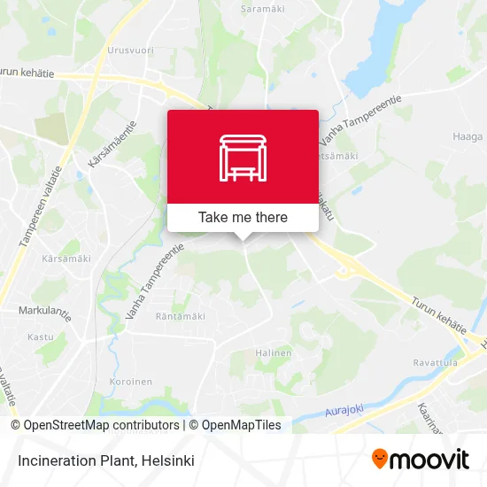 Incineration Plant map