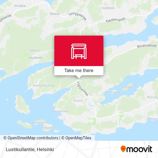 Lustikullantie map