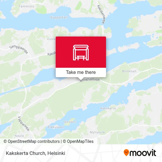 Kakskerta Church map
