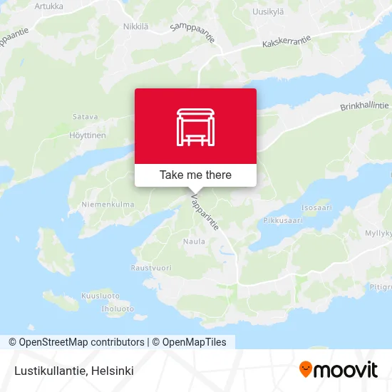 Lustikullantie map