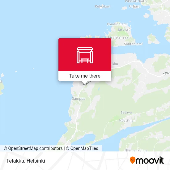 Telakka map